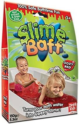 Slime Baff Red, 1 Bath Toy or 4 Play Uses from Zimpli Kids, Magically turn water into gooey, colourf | Amazon (UK)