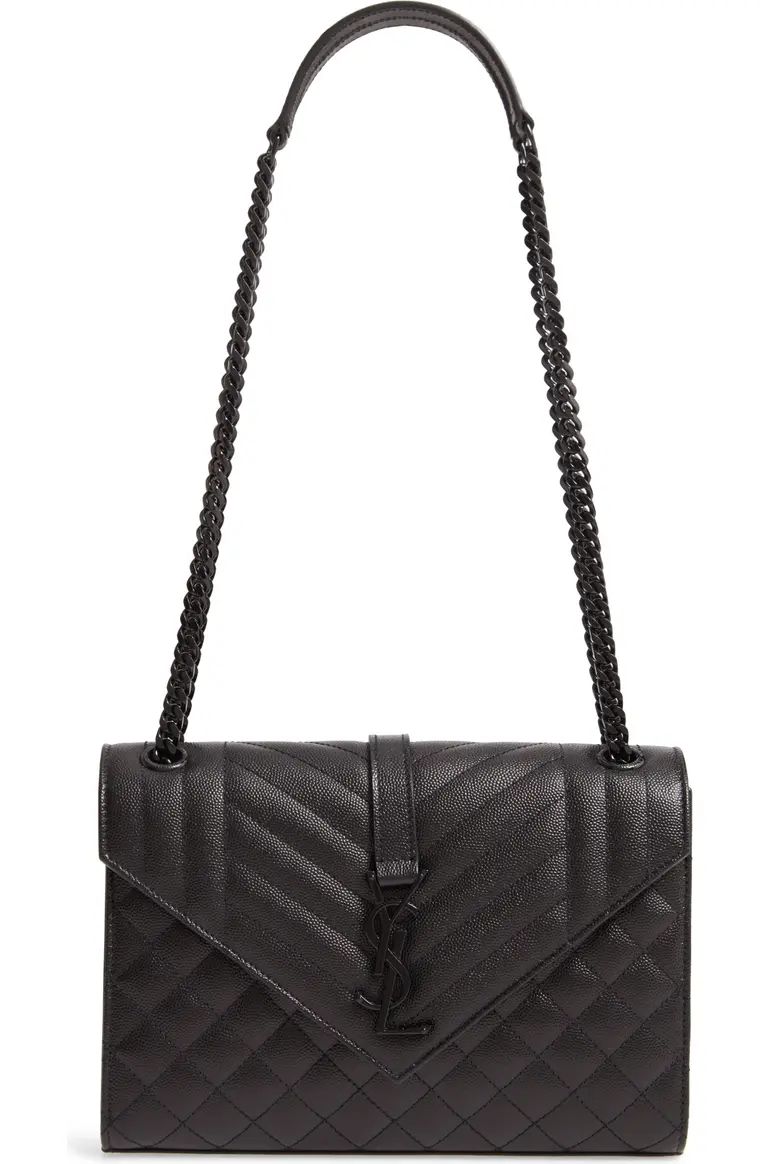 Medium Monogram Quilted Leather Shoulder Bag | Nordstrom