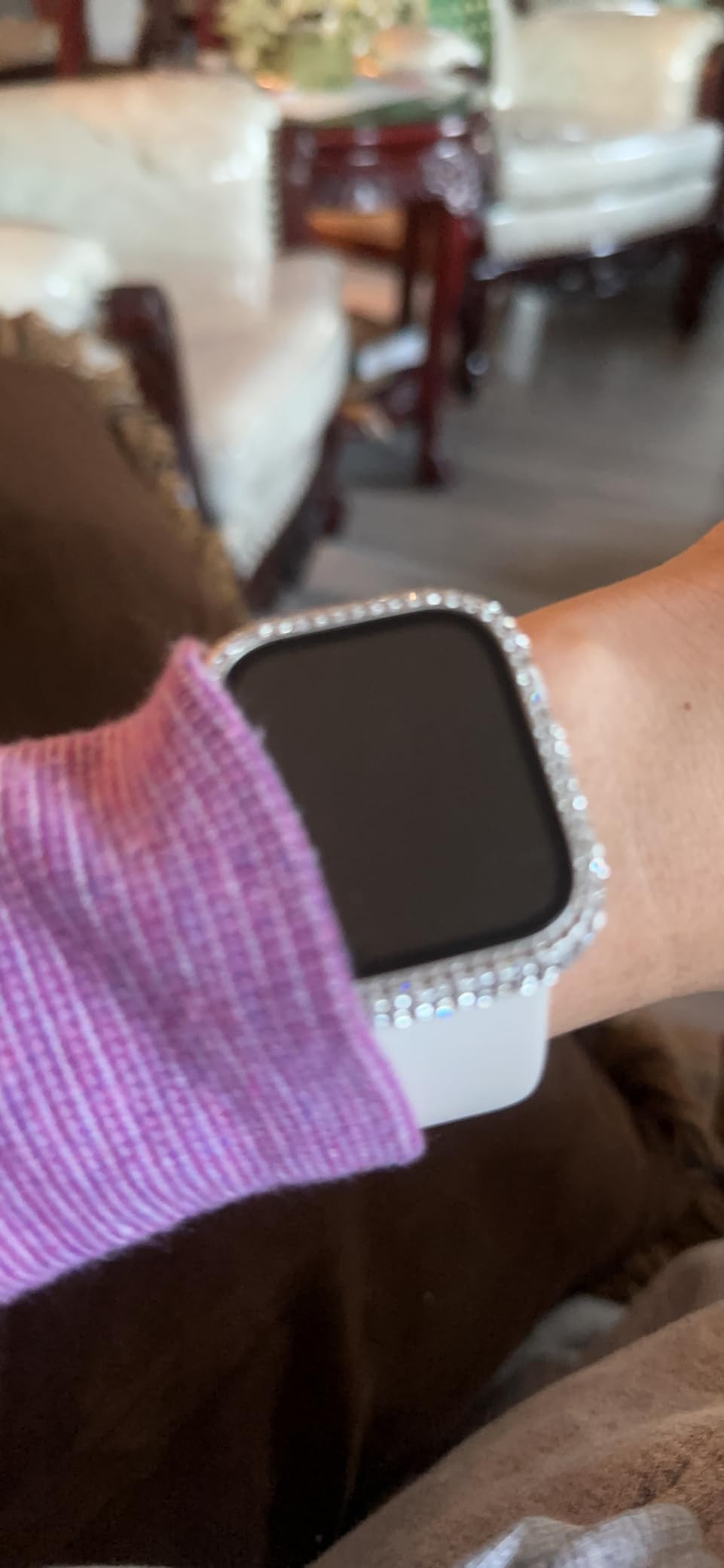 Apple Watch Series 9 [GPS 41mm] Smartwatch with Storm Blue Aluminum Case with Silver Sport Band M... | Amazon (US)