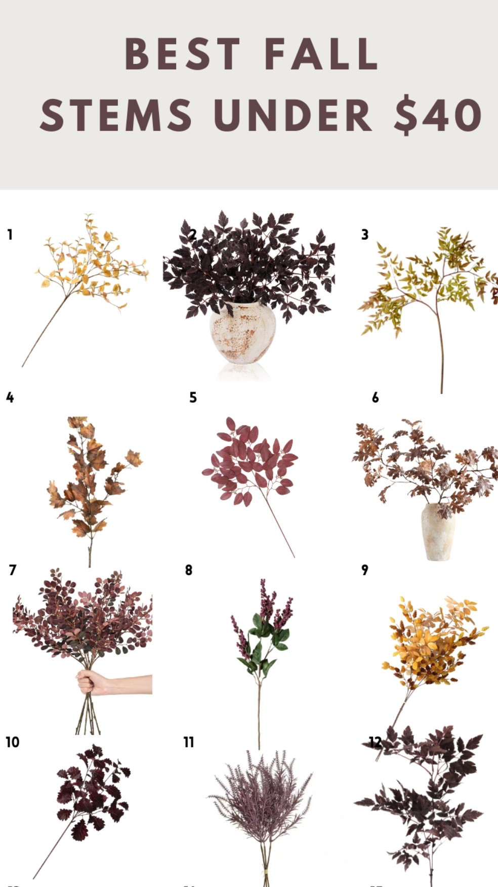 Faux stems are one of my favorite ways to decorate for any season, fall included, because they’re subtle & simple. 

#LTKHome #LTKFindsUnder50 #LTKSeasonal