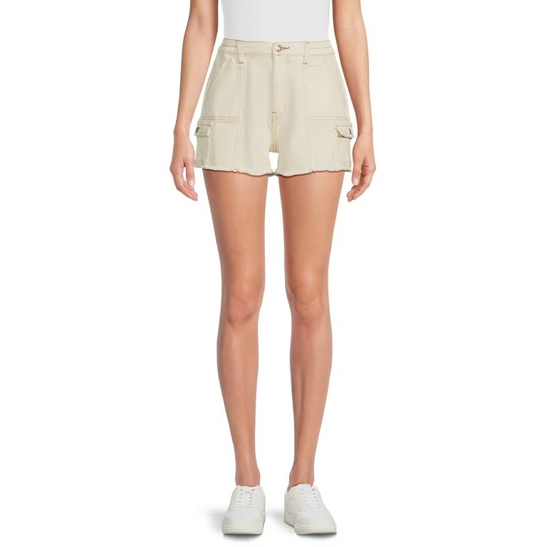 Madden NYC Juniors Ultra High Rise Utility Shorts | Walmart (US)
