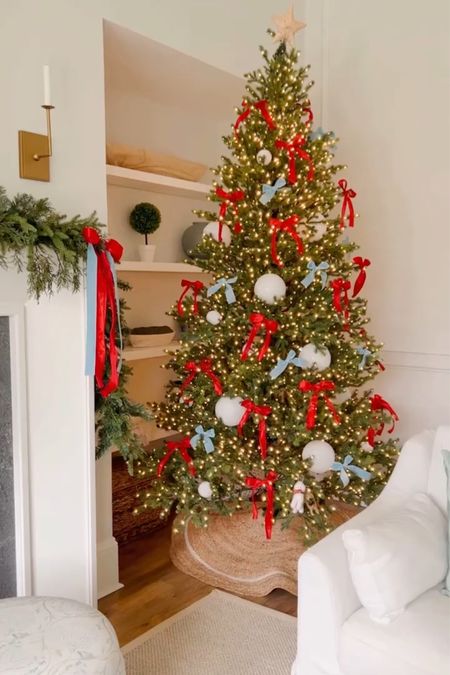 Our artificial Christmas tree! 9ft, micro lights, easy to assemble! 

#LTKHolidaySale #LTKhome #LTKSeasonal