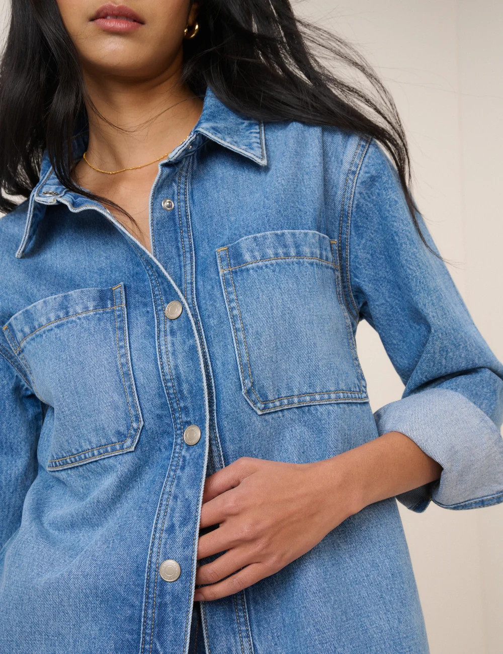 Denim Overshirt | Nobody's Child