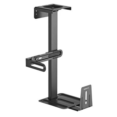 Mount-It! Rotating Heavy Duty CPU Mount | Height and Width Adjustable CPU Bracket for Under Desk and Wall Installation | 44 Lbs. Weight Capacity | Target
