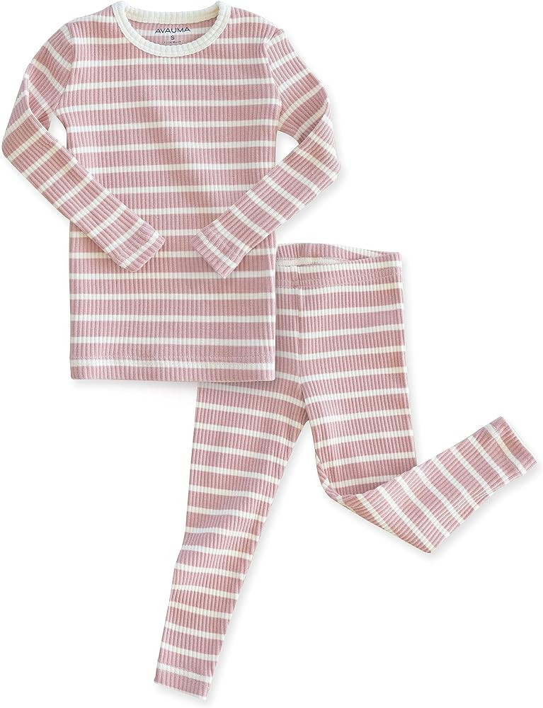 AVAUMA Baby Boys Girls Pajama Set 6M-7T Kids Cute Toddler Snug fit Pjs Cotton Sleepwear | Amazon (US)