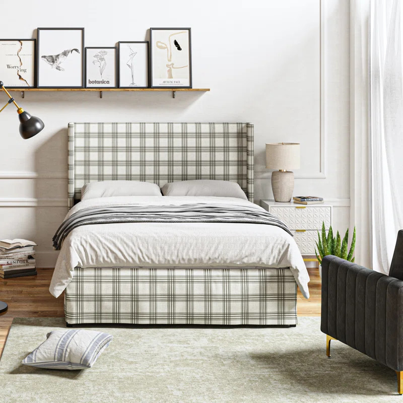 Sunizona Upholstered Platform Bed with Washable Slipcover | Wayfair North America