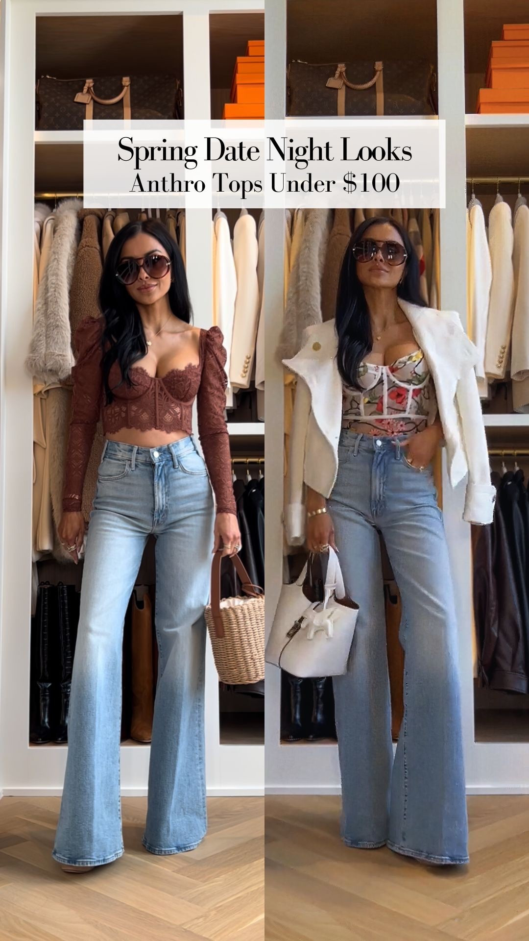 Spring date night outfit that makes you feel instantly confident. This floral mesh bodysuit from @Anthropologie is so feminine and special, and I love pairing it with my most flattering Mother jeans for that perfect balance of romantic and effortless. It’s one of those combinations that feels elevated but still easy to wear.

Anthropologie bodysuit - size XS
Mother jeans - wearing a 23 runs TTS
Anthropologie lace bustier top - wearing an XS

miamiamine spring date night outfit Anthropologie mesh bodysuit Mother jeans flattering denim outfit feminine evening style chic spring outfit idea elevated casual date night look lace bustier top 


#LTKootd #LTKOver40 #LTKPetite