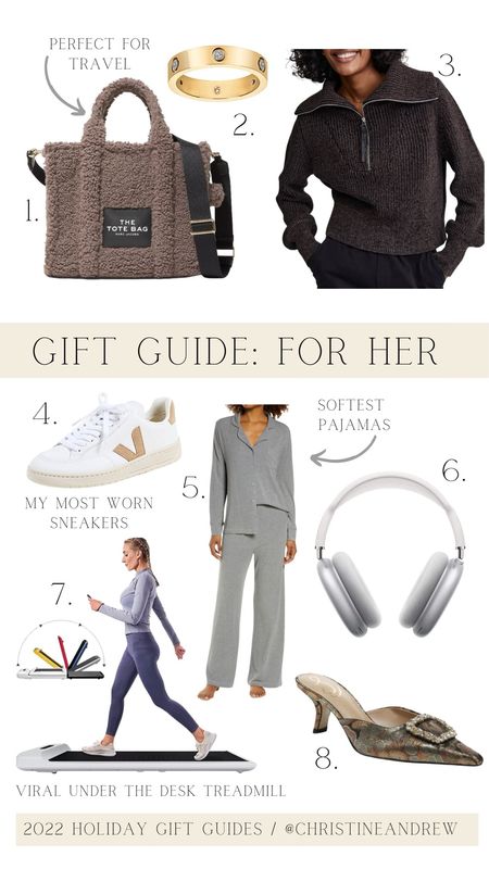 Holiday Gift Guide: For her ✨

Women’s gift guide; skims pajamas; apple AirPods max; veja sneakers; under desk treadmill; fuzzy bag; varley; holiday gift guide; Christmas gift ideas 

#LTKGiftGuide #LTKHoliday #LTKSeasonal