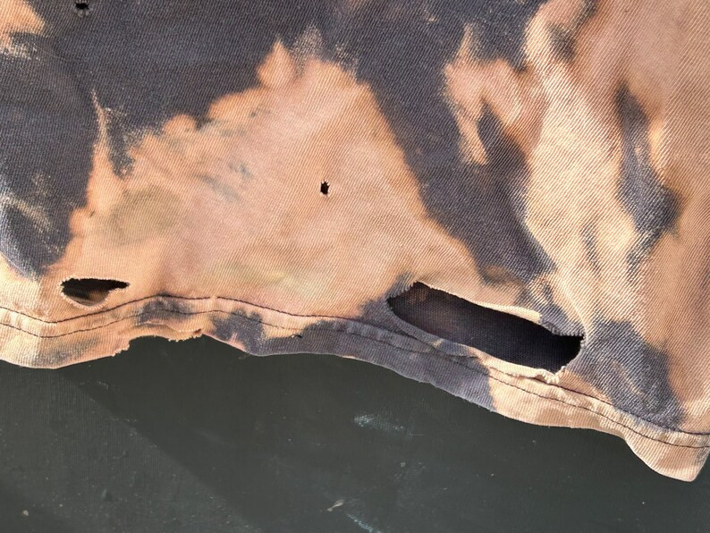 Bleach Dyed Distressed Harley Davidson T-Shirt - Medium | Etsy (US)