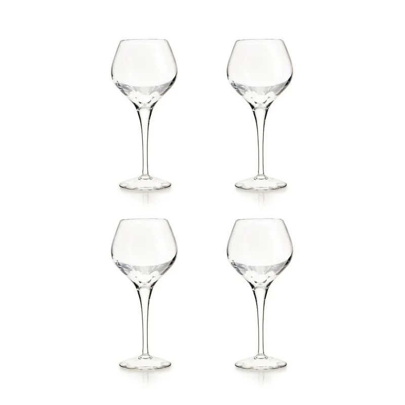 Lybra Crystal Stemmed White Wine Glass (Set of 4) | Wayfair North America