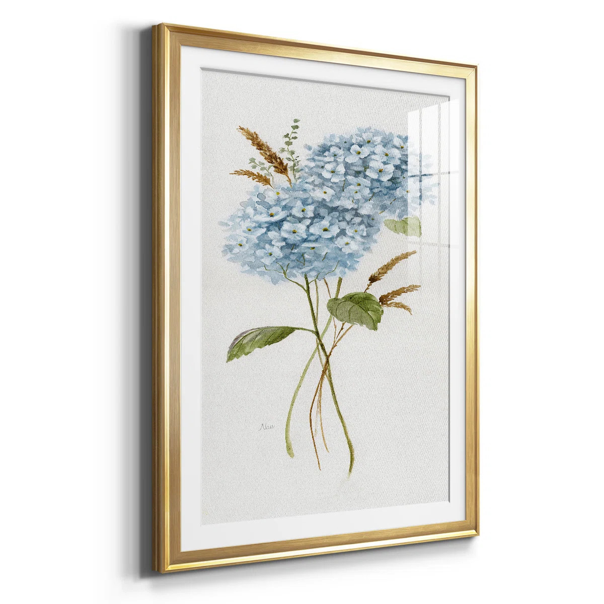 " Petite Blue Hydrangea I " | Wayfair North America