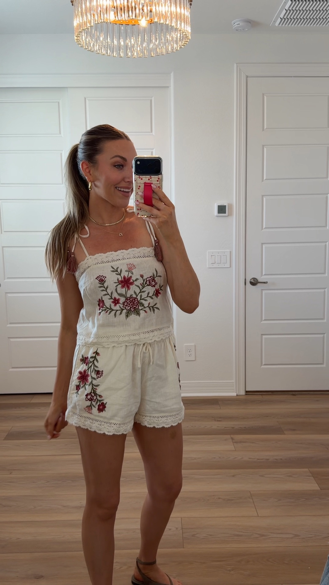 Love this set from @Target !! Wearing smalls in both the top and shorts 