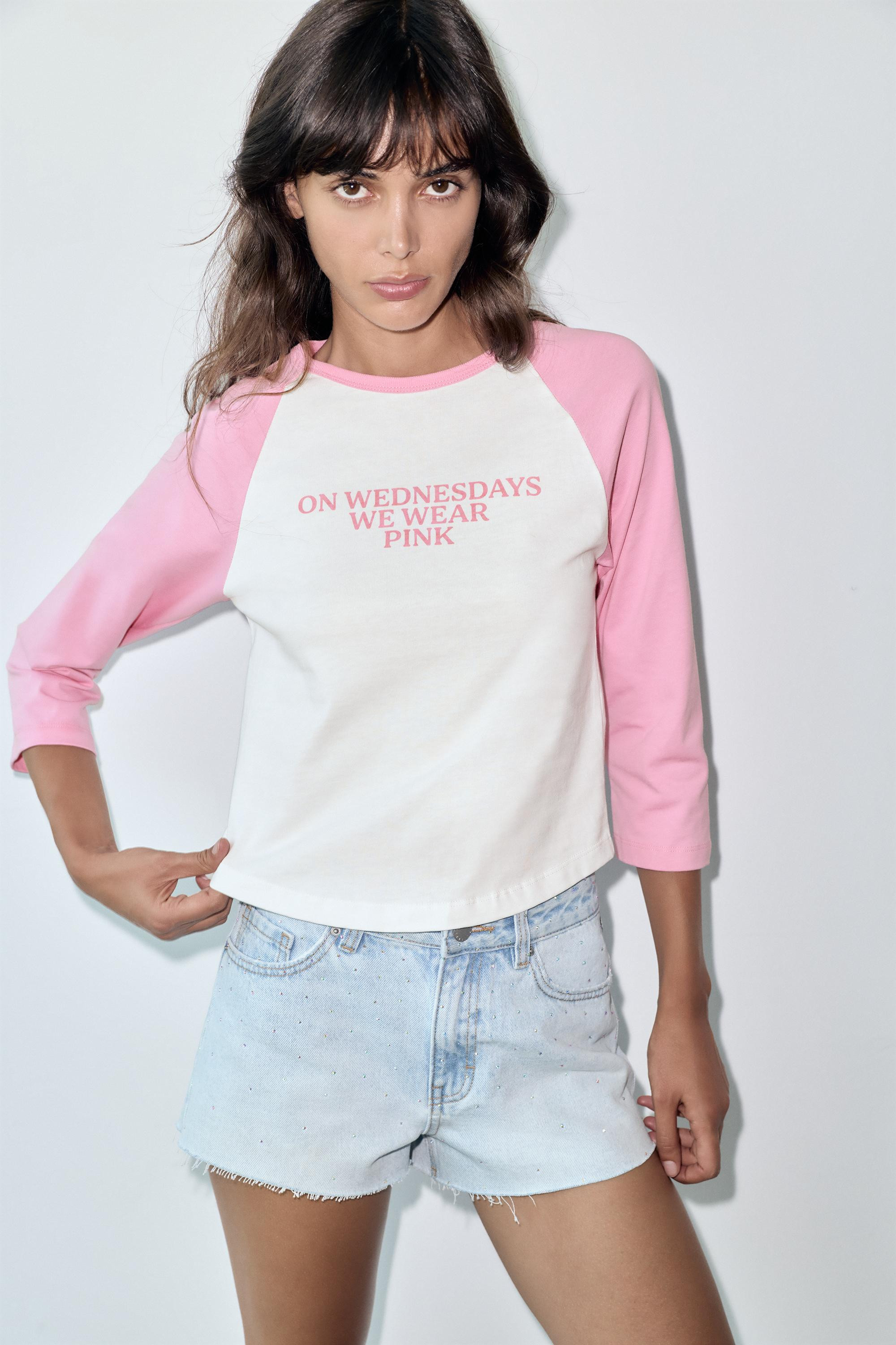 T-shirt manches raglan Mean Girls | Pull&Bear France | PULL and BEAR FR