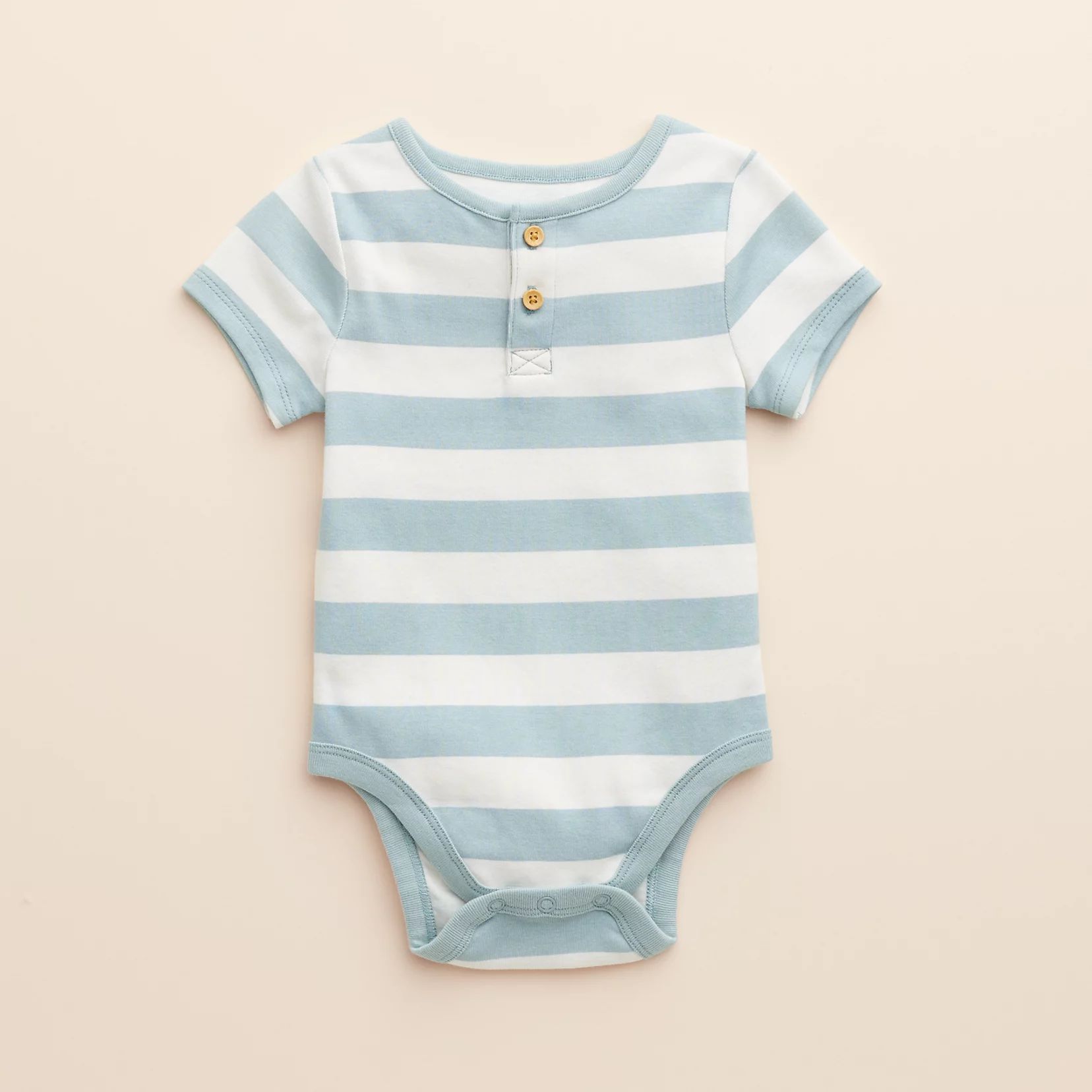 Baby Little Co. by Lauren Conrad Organic Short-Sleeve Henley Bodysuit | Kohls | Kohl's