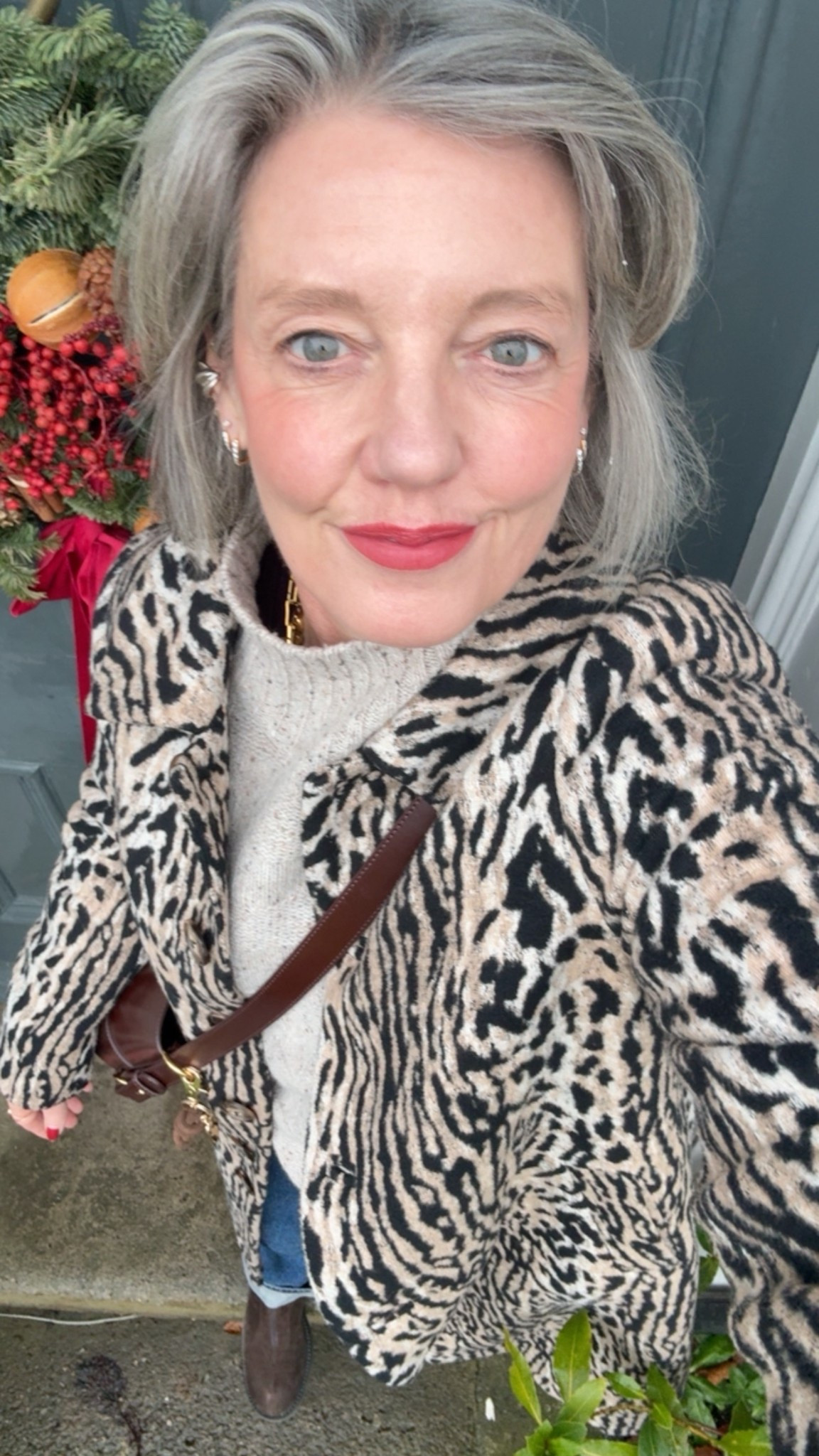 No saving for best 🖤🤎
Wearing my Rixo coat for every day. I wear a 10, it’s generous! 
Jumper size large 
Love these comfy jeans I’m wearing a 30 waist. 


#LTKover50style #LTKwinter #LTKjeans