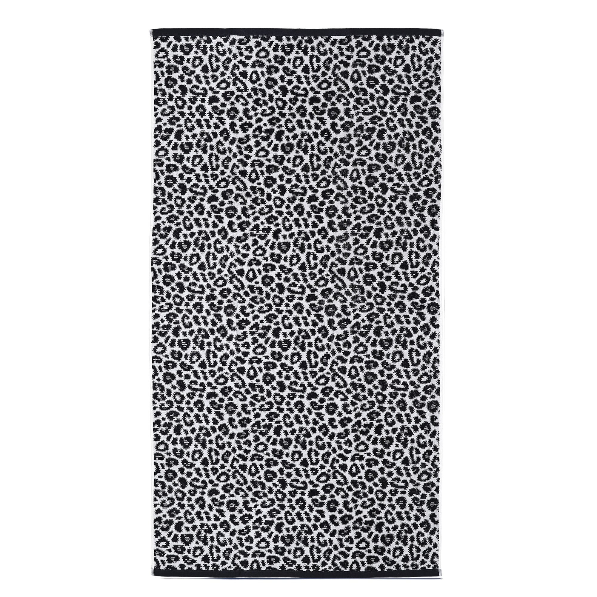 Mainstays Beach Collection Leopard Beige Cotton-Blend Beach Towel | Walmart (US)