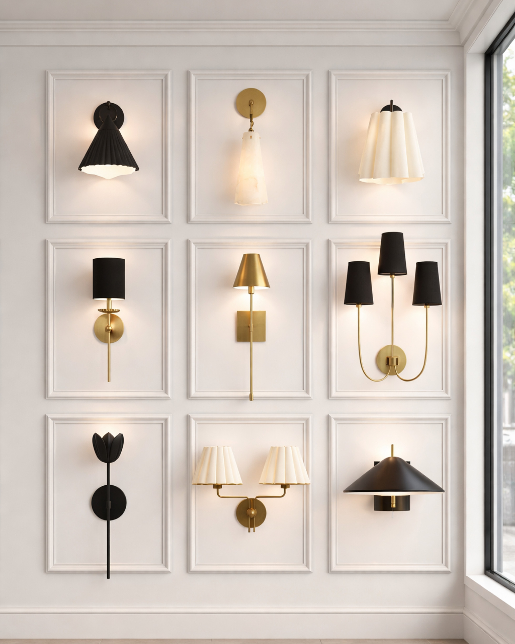 This is why wall sconces are never “just lighting.”
Each one creates its own personality the moment it’s turned on.

Some feel soft and romantic.
Some feel architectural and structured.
Some feel bold, graphic, and modern.

Shade shape, material, and arm style all change how light spreads and how the fixture reads on the wall. This is what actually determines whether a sconce feels elevated, dramatic, minimal, or warm in your space.

Choosing sconces isn’t about picking what’s pretty.
It’s about choosing the energy you want your room to have. 

 #LTKHome