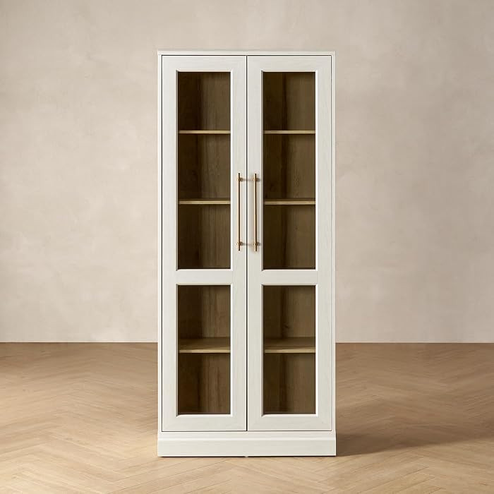 mopio Blake Tall Display Cabinet, Kitchen Buffet Pantry Cupboard, Trophy Display Case, Storage Ca... | Amazon (US)