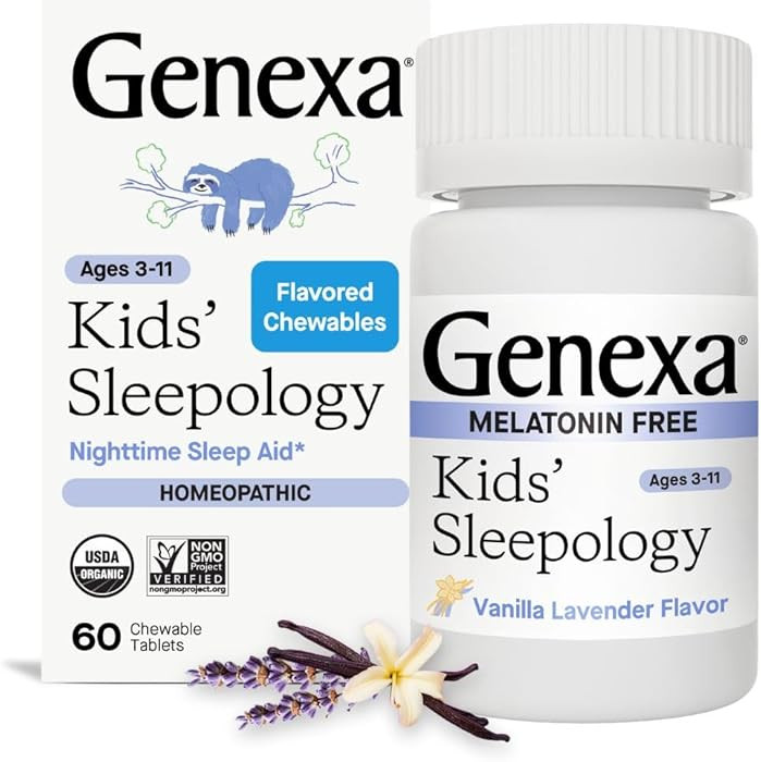 Genexa Sleepology for Children – 60 Tablets | Certified Organic & Non-GMO, Melatonin-Free, Phys... | Amazon (US)