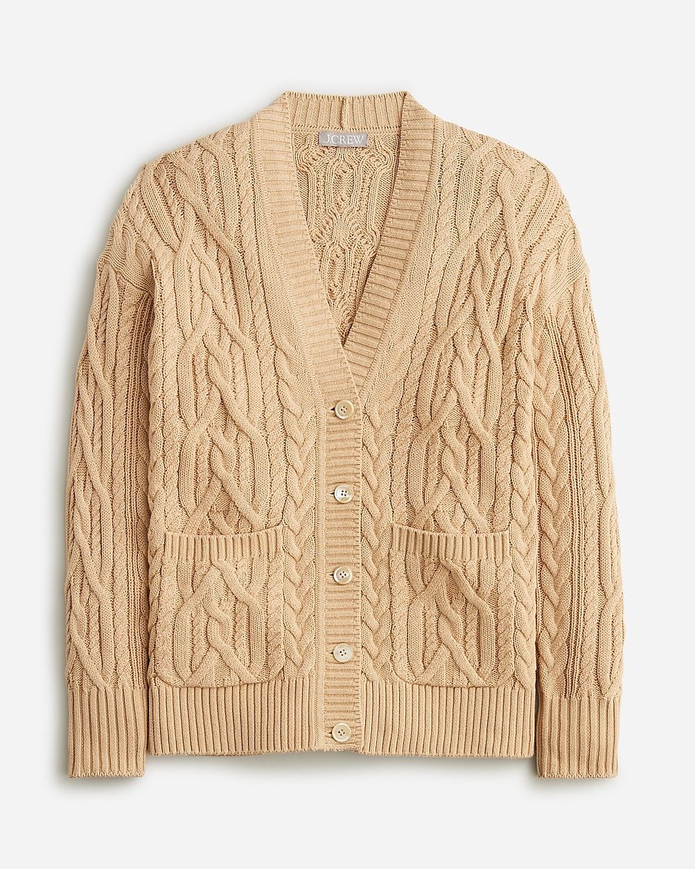 Cable-knit cardigan sweater | J. Crew US