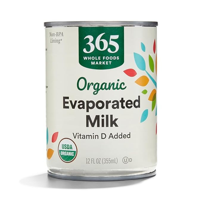 365 by Whole Foods Market, Organic Evaporated Milk, 12 oz | Amazon (US)