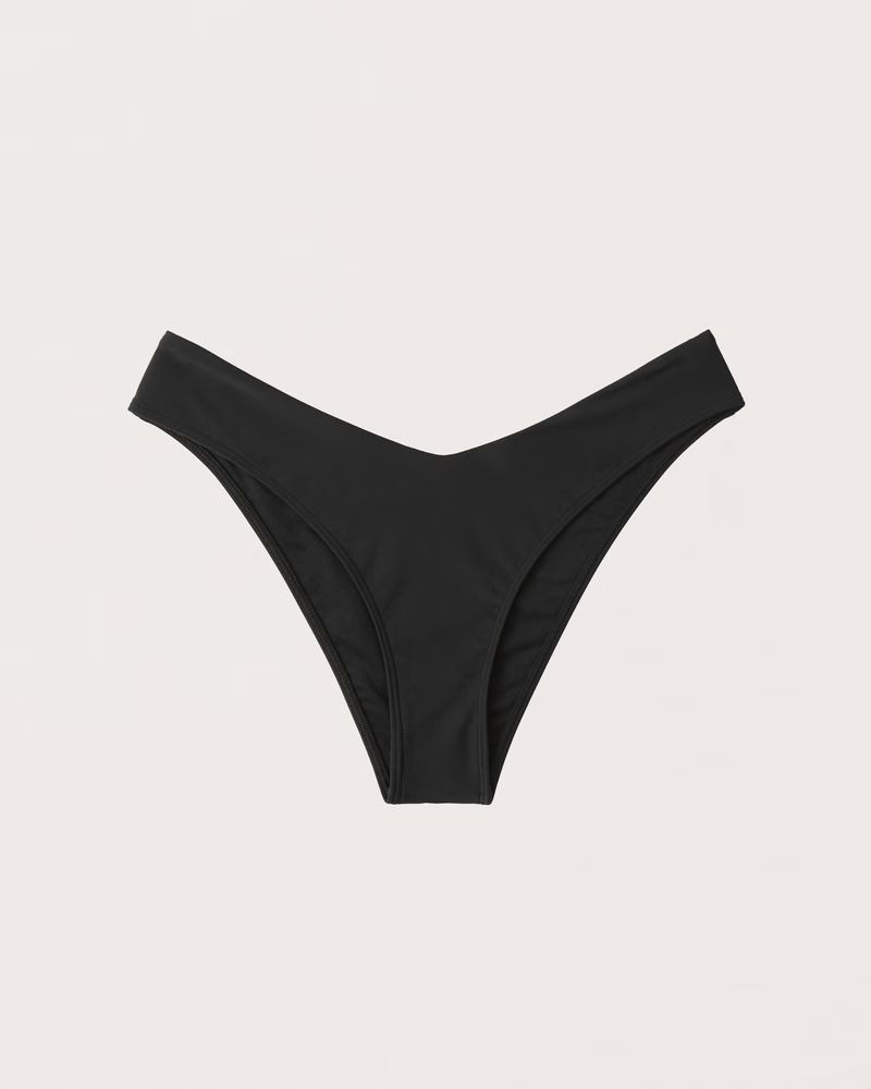 Women's Tall-Side High-Leg Cheeky Bottoms | Women's Swimwear | Abercrombie.com | Abercrombie & Fitch (US)