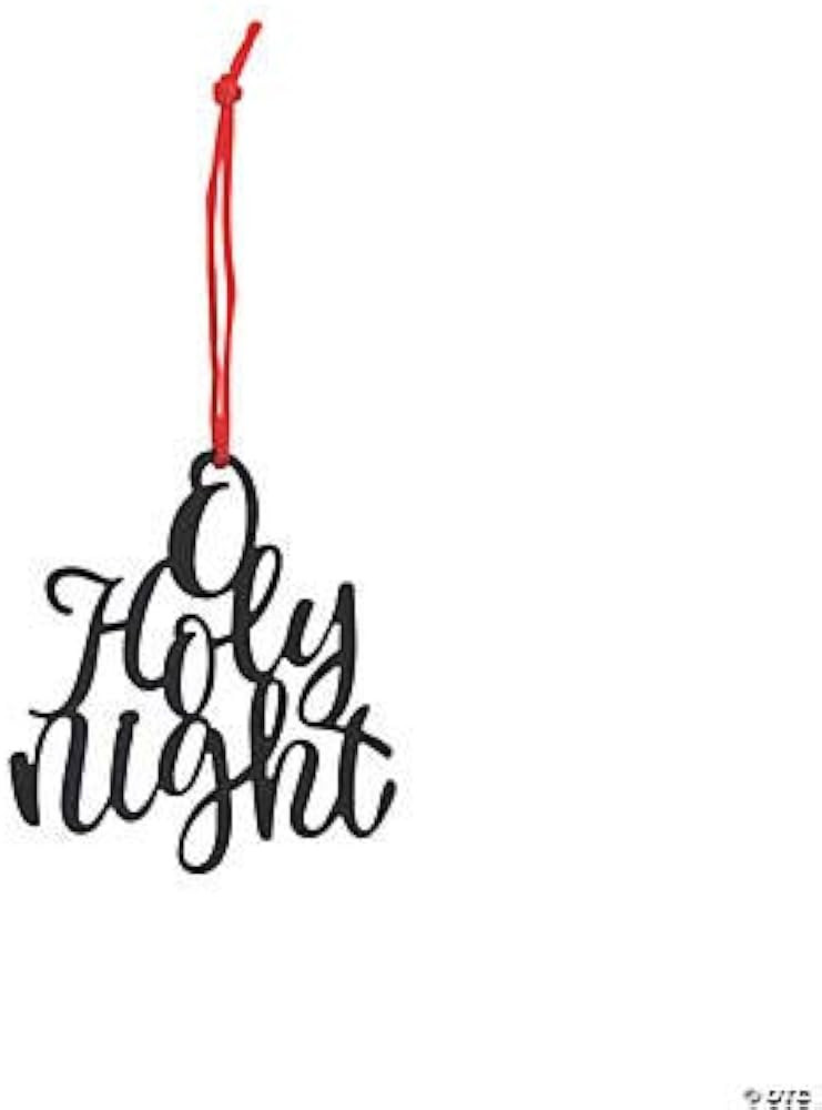 O Holy Night Christmas Ornaments - Set of 12 - Traditional Holiday Decor | Amazon (US)