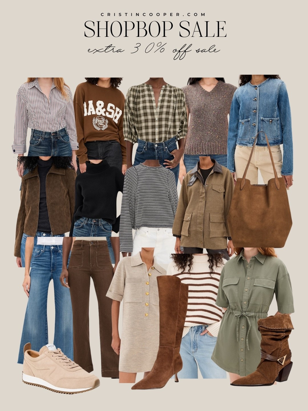 Extra 30% off of sale on Shopbop!

#LTKSaleAlert