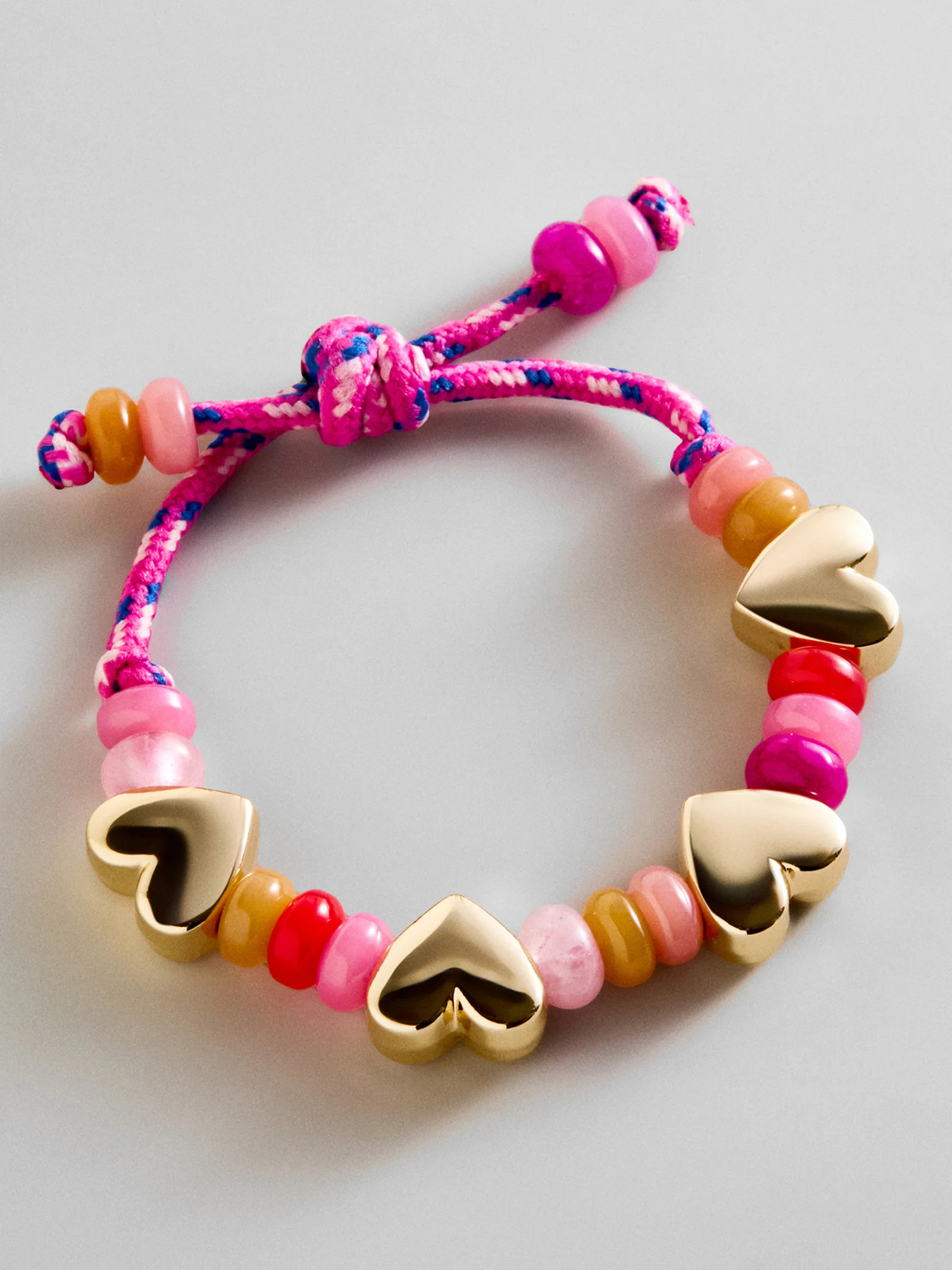 Happy Here Beaded Bracelet - Heart | BaubleBar