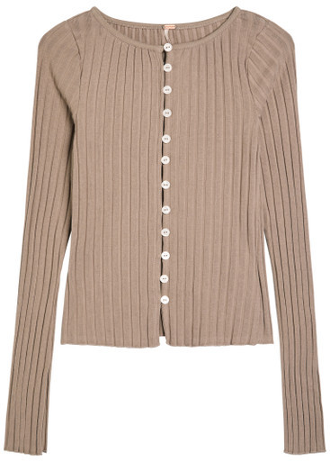 Tilly ribbed stretch-cotton top | Harvey Nichols