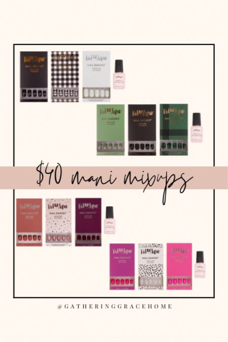 This is a steal! You can grab any of these sets for only $40! That’s a $14 savings! Keep one for you and gift the others or mix and match your own nail sets! Only lasts 24hours!

#LTKsalealert #LTKSeasonal #LTKHoliday