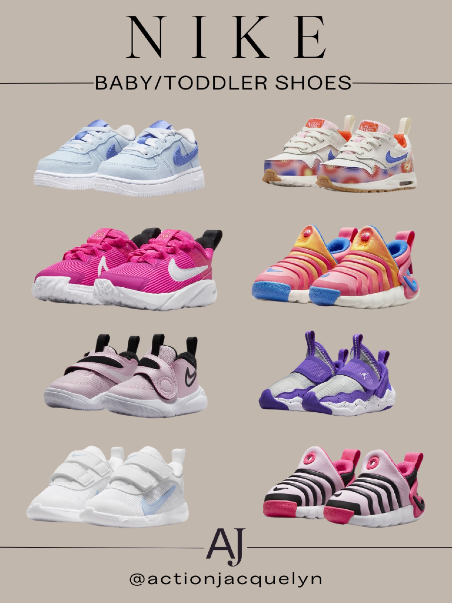 Tiny steps, big style! 👟✨ Check out these cute baby/toddler sneakers from Nike, perfect for your little ones' adventures. #NikeBabyShoes #ToddlerSneakers #KidsFootwear #NikeKids #TinyStepsBigStyle #BabyFashion



#LTKshoecrush #LTKbaby