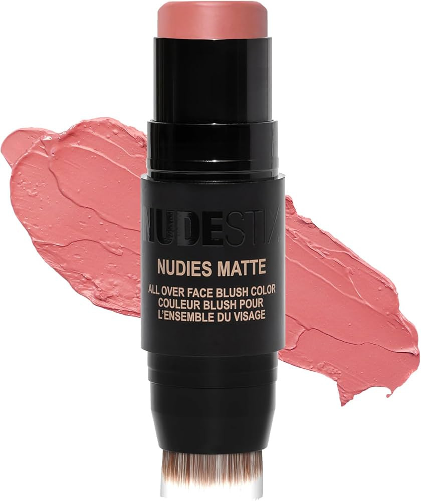 Nudestix Nudies Matte Cream Blush Stick 3-in-1 All Over Face Color - Blush Stick for Cheeks Eyes ... | Amazon (US)