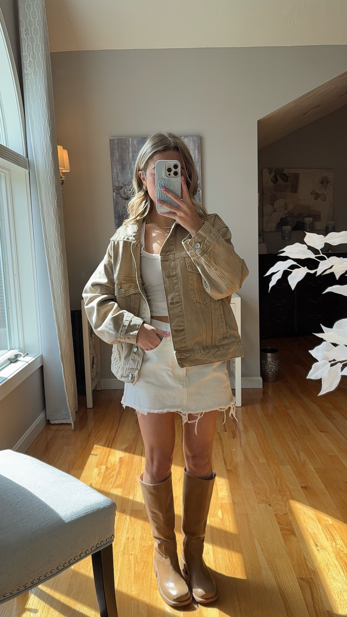 wearing a xs in jacket and 23 in skirt! 

#LTKootd #LTKU #LTKSeasonal