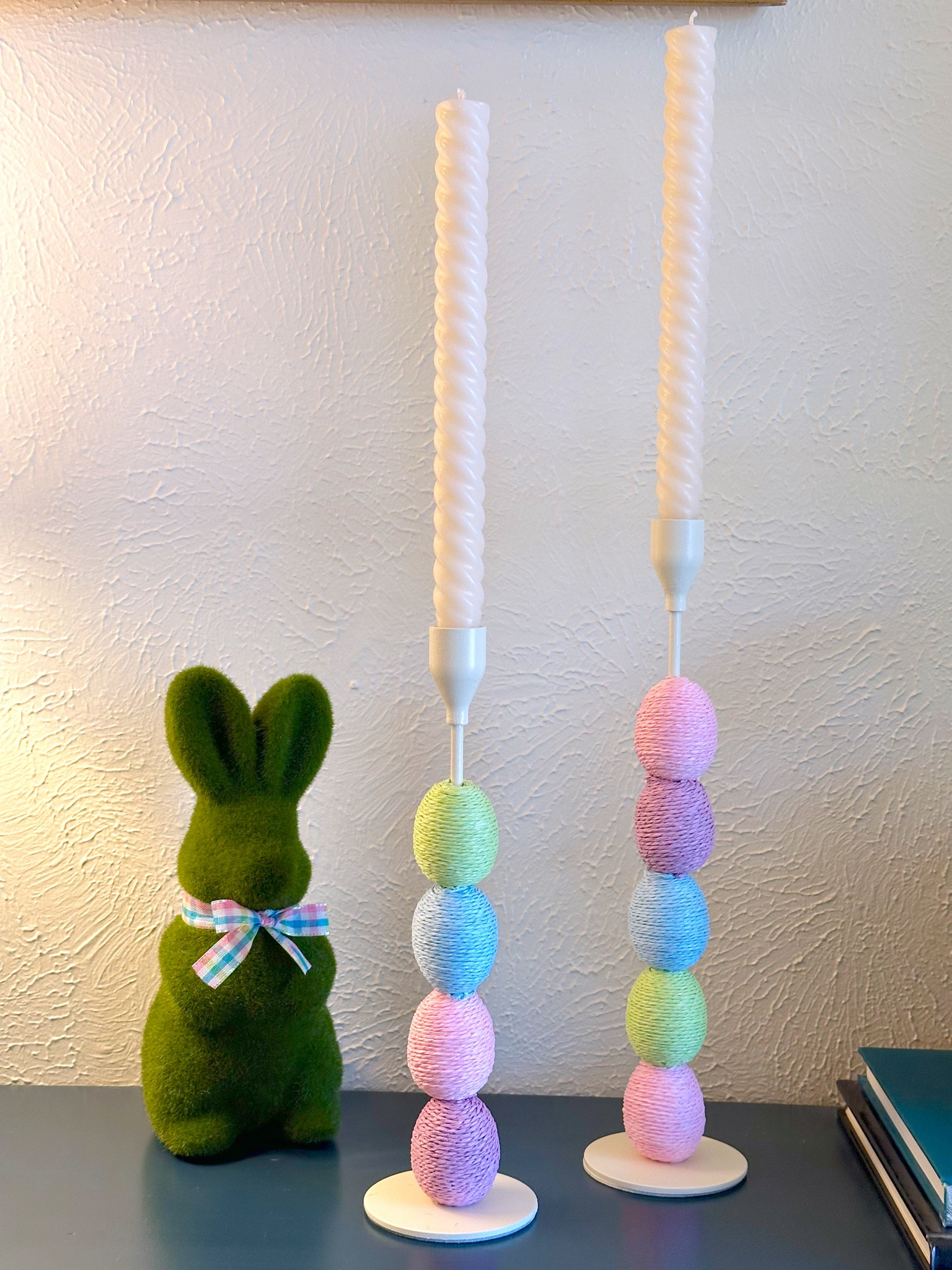 My favorite candlesticks for DIYs. These are the silver ones spray painted. I added foam Easter eggs from Dollar Tree. 

#LTKSeasonal #LTKhome #LTKparties