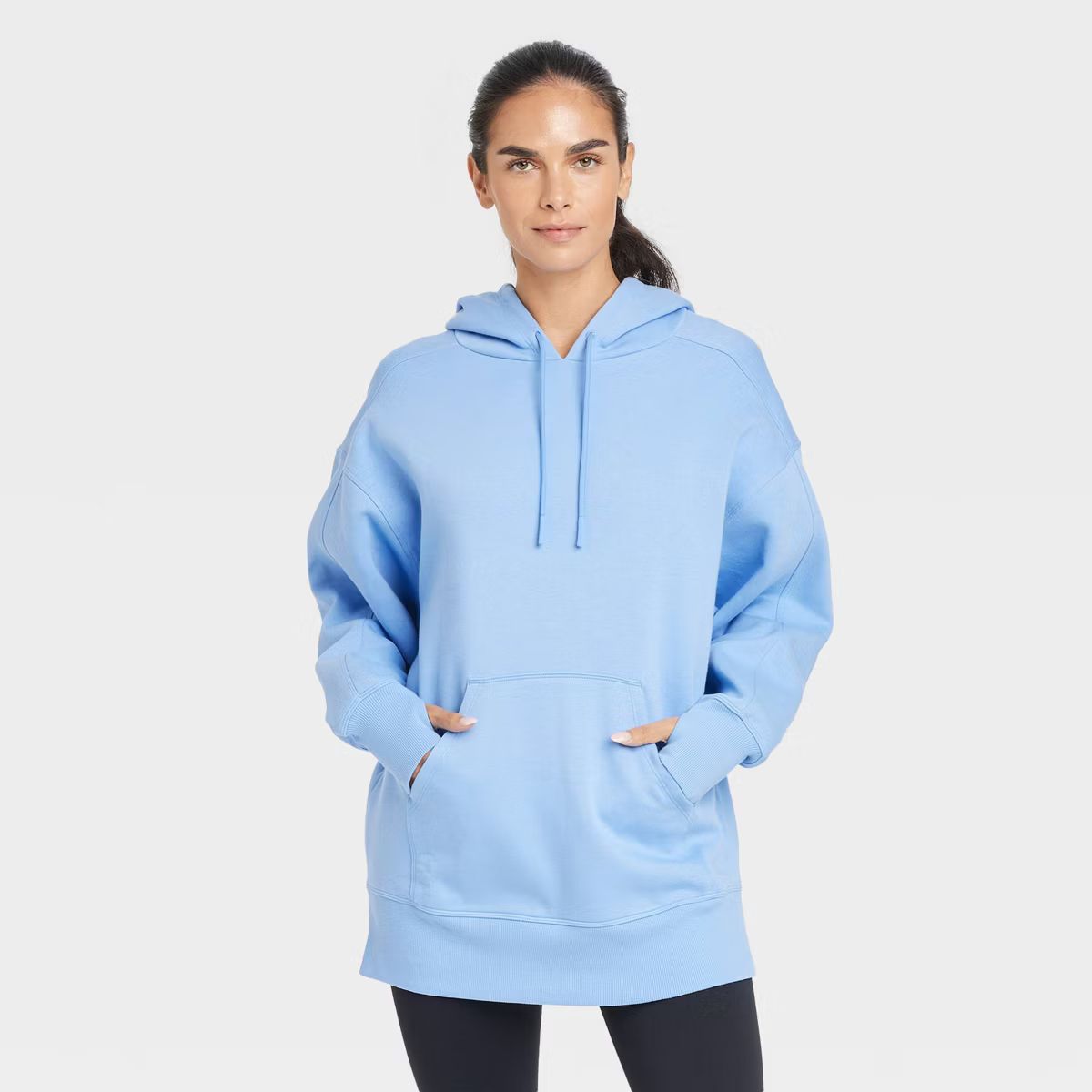 Women's Fleece Oversized Hooded Pullover Sweatshirt - JoyLab™ | Target