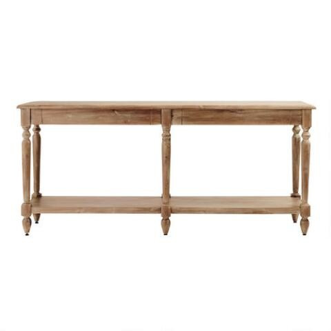 Wood Everett Foyer Table | World Market