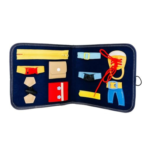 Mini Voyager Busy Baby Board Travel Activity for Kids, Travel Kit for Toddlers, Kid Entertainment Kit, Easy On The Go Entertainment, Sensory Friendly, Soft & Portable | Amazon (US)