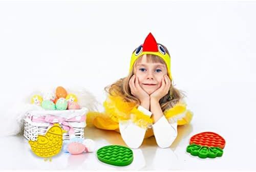 JoFAN 4 Pack Easter Pop Fidget Toys for Kids Boys Girls Toddlers Easter Basket Stuffers Stress Re... | Amazon (US)