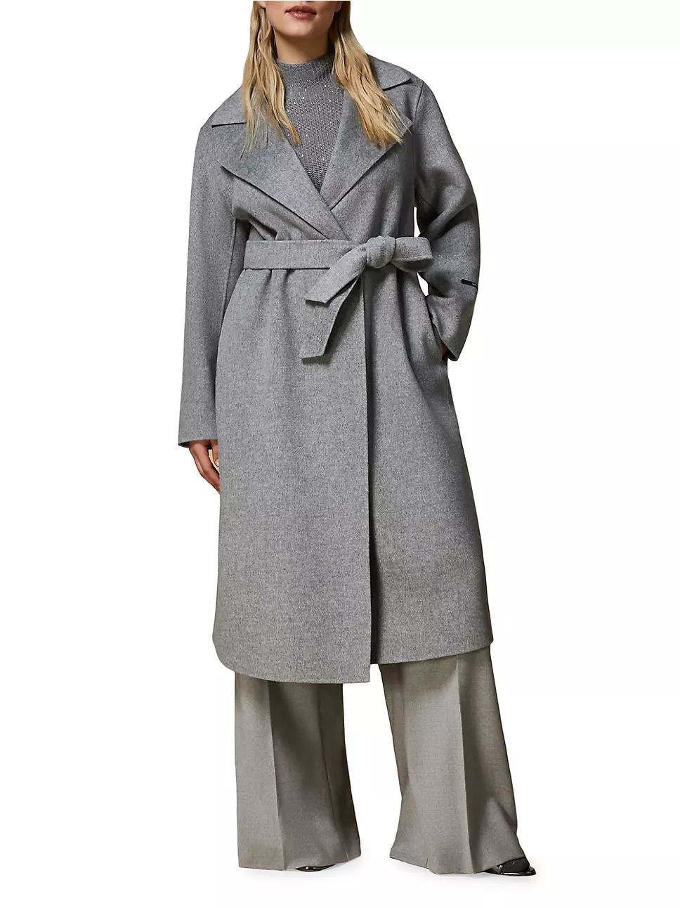 Terra Wool Belted Coat | Saks Fifth Avenue