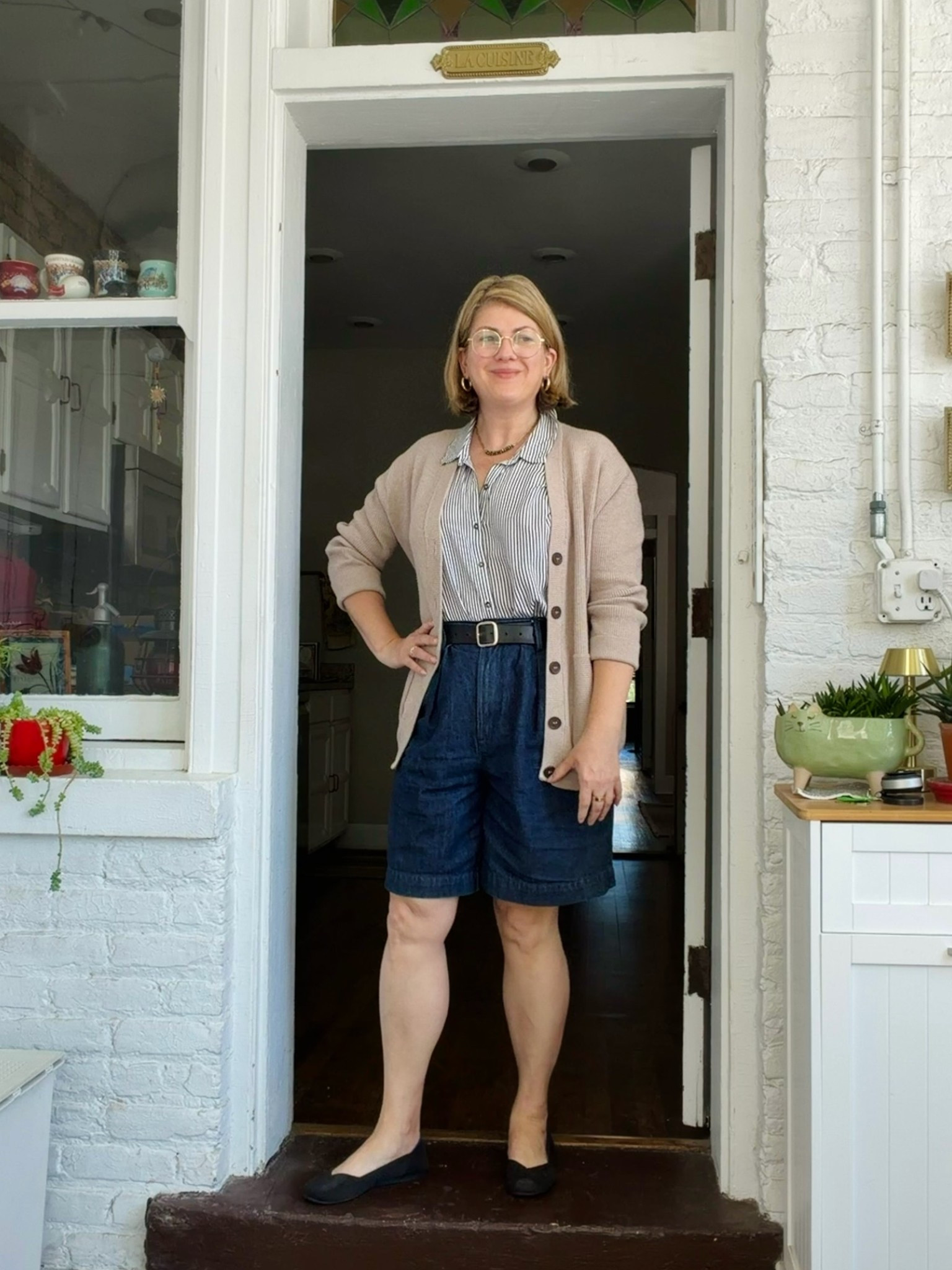 Will ditch this cardigan later when it warms up, but it’s perfect this morning. 🤍

#LTKootd #LTKOver40 #LTKMidsize