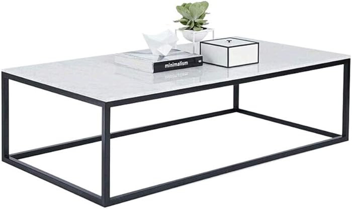 Coffee Table/Side Table/End Table,Coffee Table Simple Rectangular Black Sofa Small Coffee Table, ... | Amazon (US)