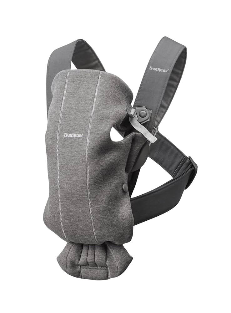 BabyBjörn Baby Carrier Mini, Dark Gray, 3D Jersey Infant Carrier (7-25 lbs), Ergonomic, Easy-to-... | Amazon (US)