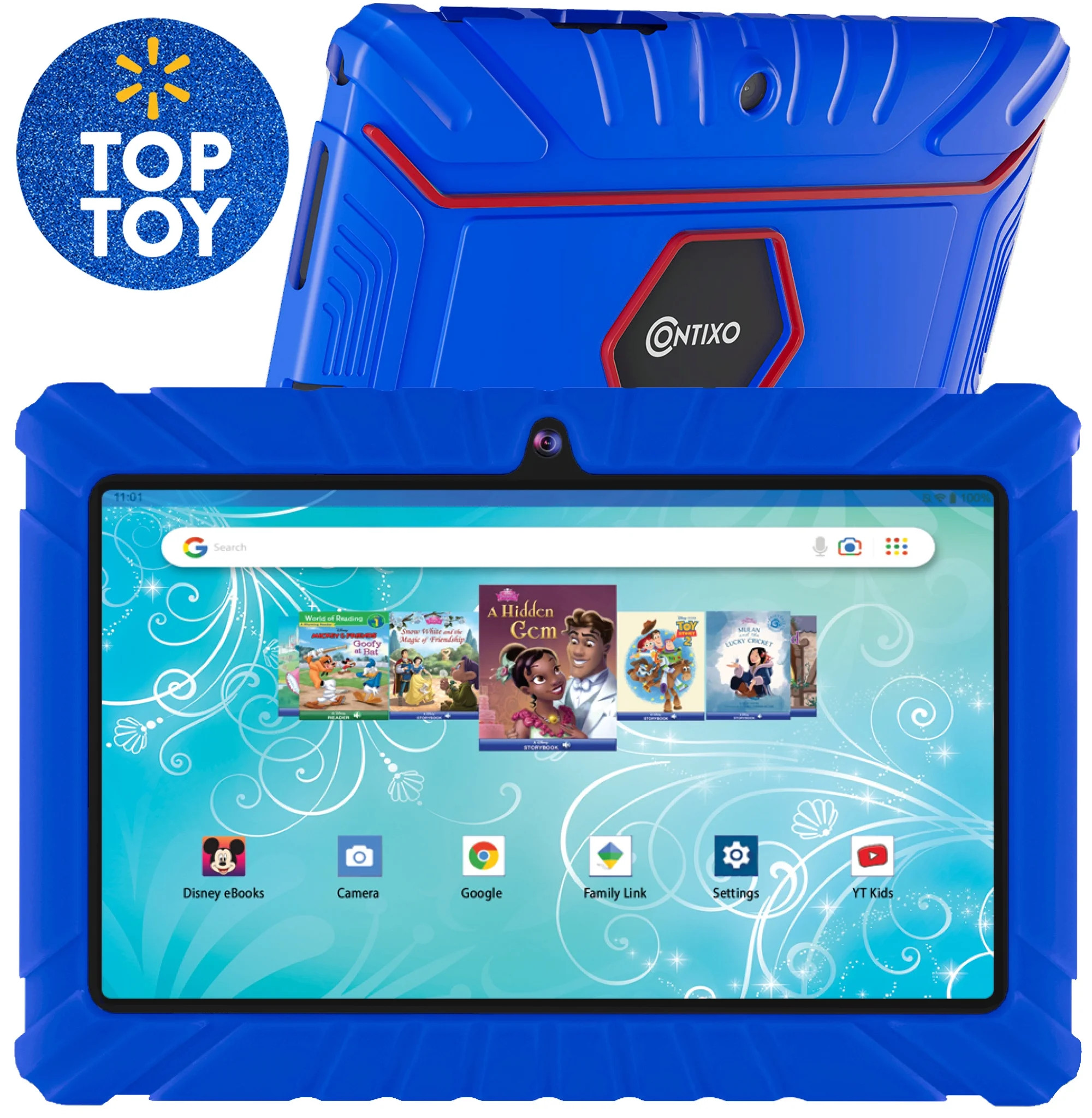 Contixo V8-2 Kids Tablet 32GB, 7" HD Display, Ages 3-7, Includes 50+ Disney E-books, Kid-Proof Ca... | Walmart (US)