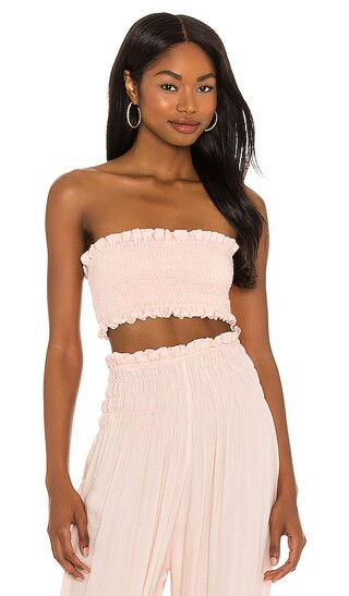 Toraja Bandeau Bralette in Petal | Revolve Clothing (Global)