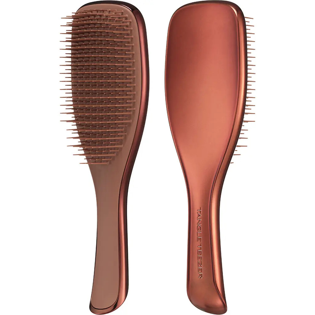 Tangle Teezer Chrome Ultimate Detangler Hairbrush in Chocolate Bronze at Nordstrom | Nordstrom