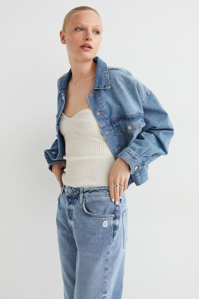 Rib-knit tube top | H&M (UK, MY, IN, SG, PH, TW, HK)