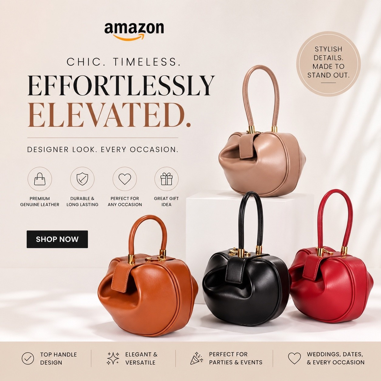 Amazon bag find of the day 🤎 These designer-inspired top handle bags look so chic and elevate any outfit without the luxury price tag. Obsessed with every color. #AmazonFashion #AmazonFinds #AmazonStyle #HandbagLove #DesignerInspired #AmazonMustHaves #FashionFinds #PurseAddict #AffordableFashion #LTKStyle

#LTKootd