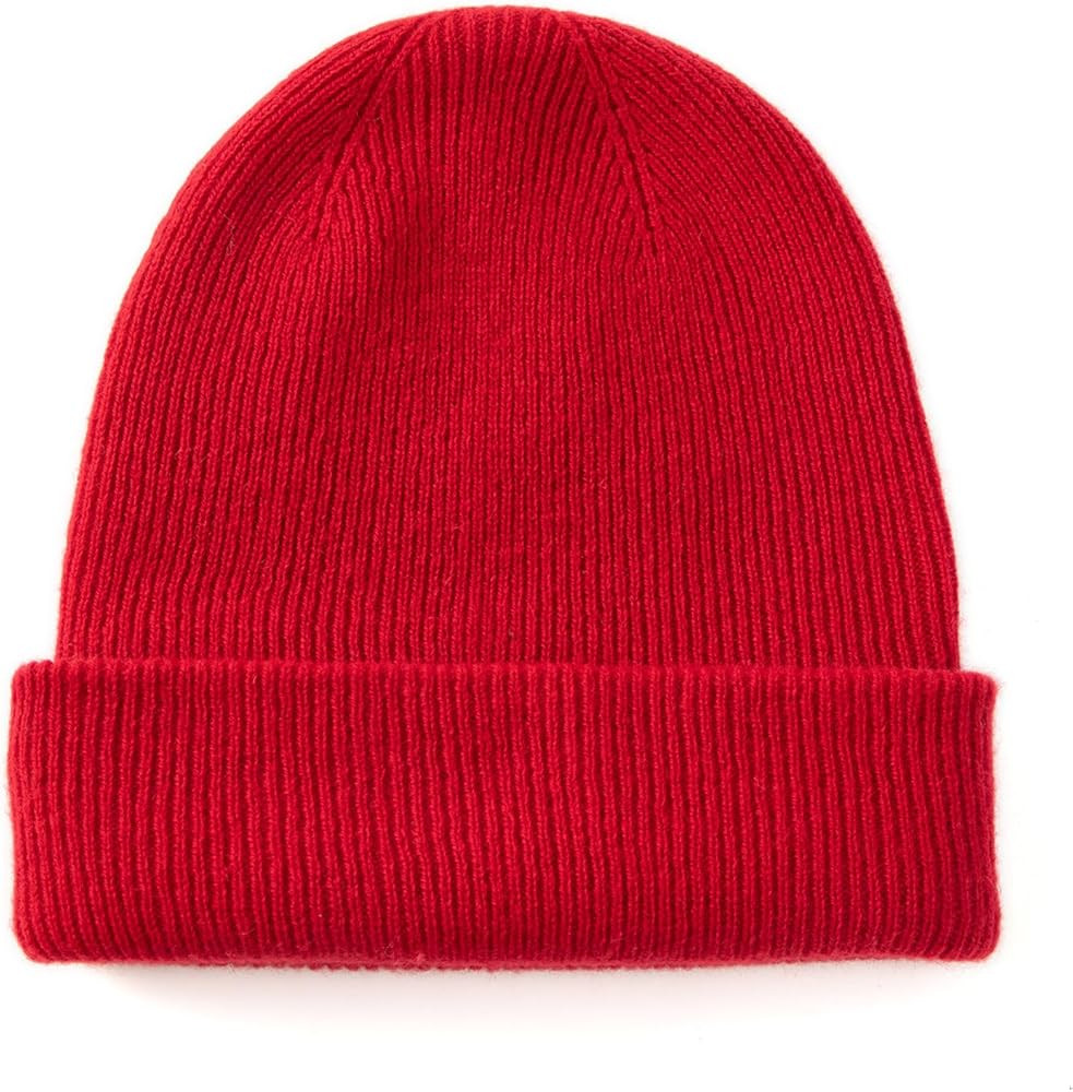 tonten 100% Pure Cashmere Dual-Layer Beanie for Women, Winter Thick Soft Warm Women's Ski Caps | Amazon (US)