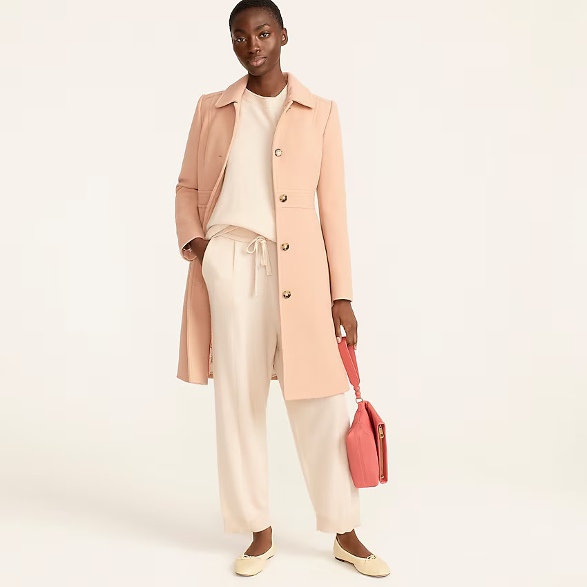 Classic lady day coat in Italian double-cloth wool with Thinsulate® | J. Crew US